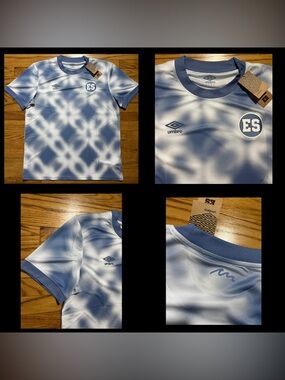 El Salvador National Team Umbro 2025 Pre-Match Jersey - Blue men’s sz XL New!
